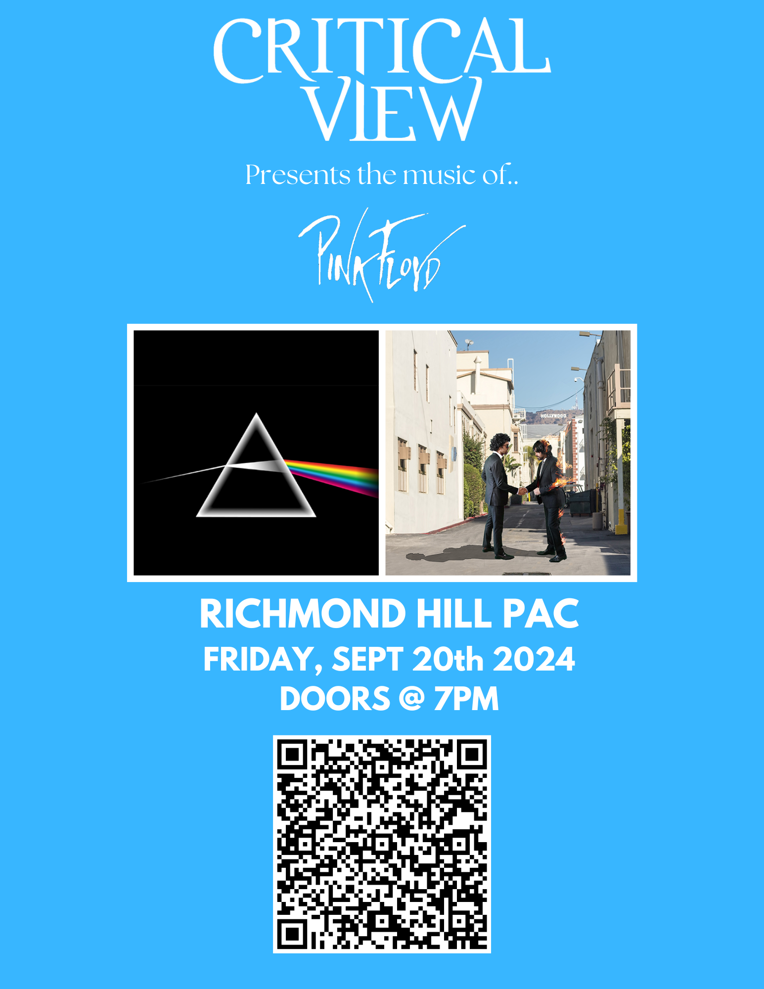 poster for lindsay flat theatre critical view concert